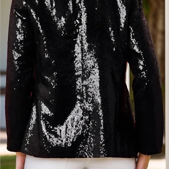 Sequin Nutcracker Long Sleeve Blazer - Picture 3 of 3